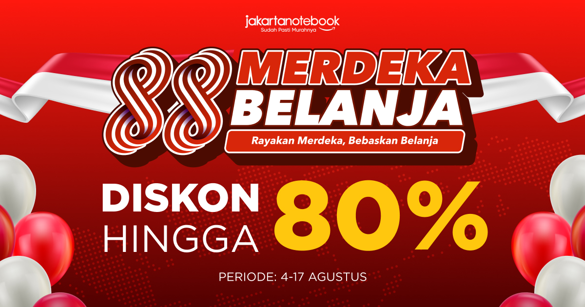 8.8 Merdeka Belanja di JakartaNotebook: Rayakan Merdeka Bebaskan ...